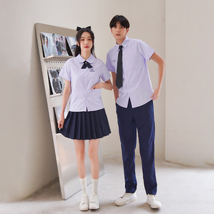 Thai School Uniform Thai School Uniform Senior high school Student Class suit Graduation Season Clothing Junior High School Student Clothes