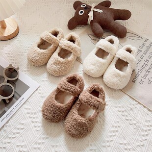 Mao Mao shoes children's cotton shoes 2024 autumn and winter children's shoes girls non-slip fleece-lined shoes children's shoes baby toddler shoes