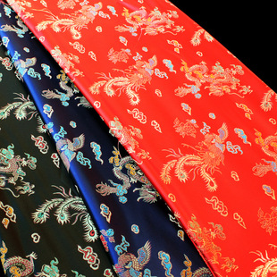 Hanfu ткань дракон и феникс ткацкая парчовая ткань жаккардовая ткань новая китайская имитация одежды Song Jin