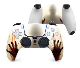 Ps5 наклейка ручки пленка без шлифовального шлифовального шлифовального шлифовального шлифовального шлифовального штифта на задней панели с высокой четкой печатью для быстрой доставки vinyl