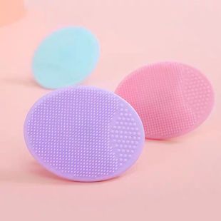Children's Shampoo Brush Silicone Head Scaling Baby Bathing Sponge Baby Shampoo Artifact Baby Shampoo Brush for Bath
