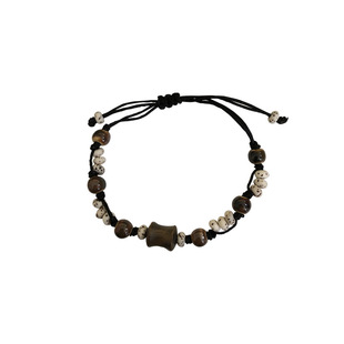 Retro Ethnic Style Bracelet Women's 2024 New Entry Luxury Niche Antique Style Bracelet Stacked Wear Girlfriend Bracelet