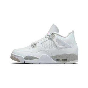 Putian Pure Original aj4 Electric Mother Sports Basketball Shoes Joe 4 Midnight Blue Oreo Blue White Men's and Women's Shoes All-match Casual