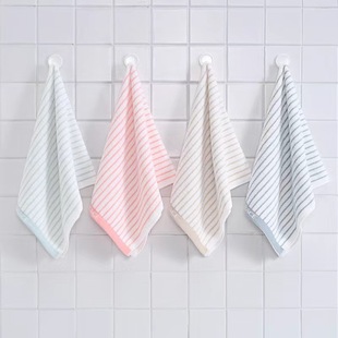 Jieliya Towel Wholesale Gift Striped Household Cotton Adult Super Absorbent Soft Embroidered LOGO Towel 6450