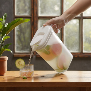 Summer Household High Temperature Resistant Cold Water Kettle with Faucet to Hold Hot Water Large Capacity Tea Water Kettle with Filter Cold Water Cup