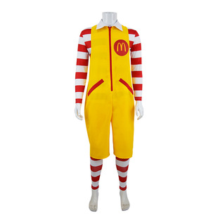 McDonald performance clothing Cosplay clothing M Ji McDonald's uncle cos clothing same style personified clown welcome clothing