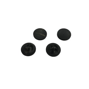 Factory direct sale natural special-shaped black horn buckle high-end suit suit buckle black horn foot button button button versatile