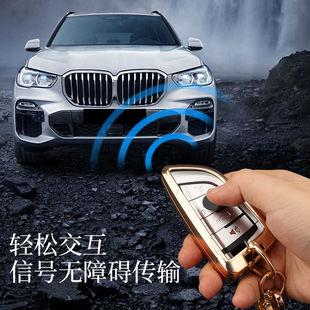 EHGJ подходит для автомобильного ключа BMW 5 Series blade x1x3x4x5x6X7 Five Series 3 Series чехол для автомобильного ключа из овчины
