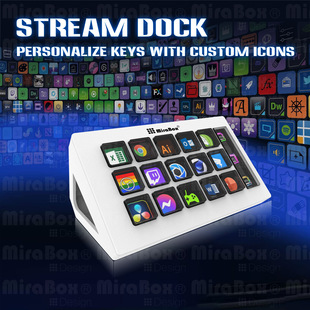 Трансграничный взрыв Stream dock HSV293S Визуальная клавиатура/Пользовательская клавиатура/Прямая трансляция консоли