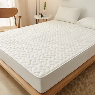 Class A 100 cotton pure cotton bed hat single piece quilted all-wrapped bedspread mattress protector anti-slip dustproof bed cover