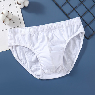 100% cotton men's underwear men's young and middle-aged shorts head loose breathable plus size fat guy triangle shorts