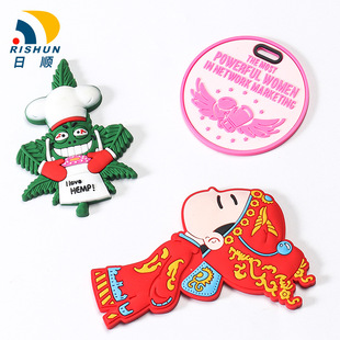 Clothing drop plastic sign shoes and hats luggage rubber label silicone label three-dimensional PVC drop process multi-color logo leather label