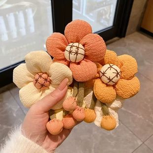 New Cotton Sunflower Fabric Flower Accessories Accessories Bag Hat Headwear Brooch Clothing Accessories