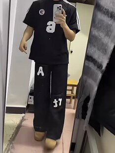 Casual Denim Pants Artistic Fashion Japanese Style Ins New Trendy Brand-Free Popular Harajuku Simple