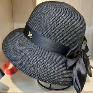 Korean Style Simple All-match Straw Hat Women's Summer Outdoor Sunshade Sunscreen Hat Casual All-match Beach Seaside Sun Hat