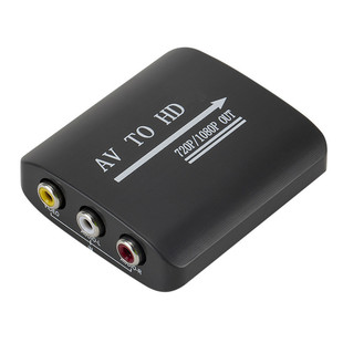 AV TO HDTV video converter HD 1080p CVBS RCA AV TO HDTV mini AV2HDTV