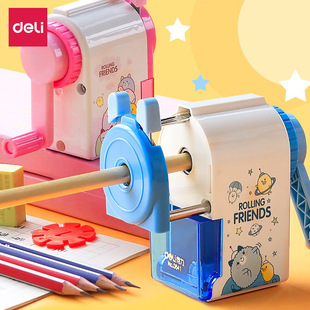 Deli 0641 pencil sharpener pencil sharpener hand-cranked children cute pencil sharpener pencil sharpener for students