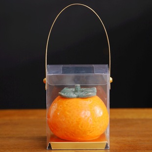 Orange Tea Cans Great Geery Creative Ceramic Home Decoration Holiday Gift Box Company Event Gift Wholesale