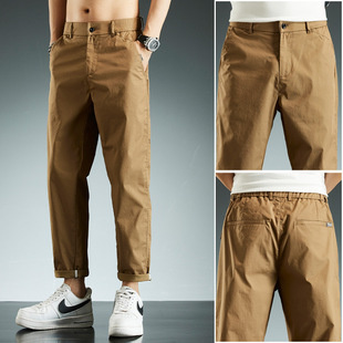 Spring and Summer New Casual Pants Men's 2024 Autumn Fashion All-match Sports Loose Simple Straight Long Pants Men