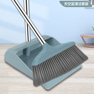Broom Dustpan suit Single Broom Household Soft Hair Thickened Hair-free Lazy Broom Magic Sweeping Broom