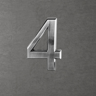 Stainless steel digital signage anti-oxidation customizable doorplate mailbox letter plate warehouse said the source factory direct supply