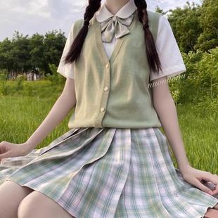 Ghost home Damo master original Japanese-style girl student JK knitted sweater cardigan vest vest