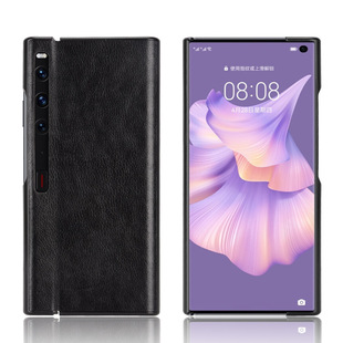 Для Huawei Mate XS2 защитный чехол для мобильного телефона Mate XS 2 Чехол для мобильного телефона Ретро узор личи Кожаный жесткий чехол