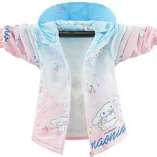 Girls' Coat Charge Children's Mountaineering Suit Windproof Soft Shell Clothes Girls' Outdoor Clothing 2025 New Spring and Autumn Women's Treasure