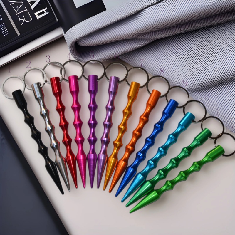 Women's Self Defense Wolf Stick Self Defense Cool Stick Key Stick Pen Shaped Stick Cuban Vine Tactical Pen Aluminum Pointed Cool Stick