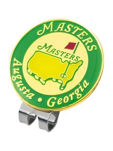 Custom magnetic mark golf ball metal ball logo seal paint enamel accessories club golf hat clip
