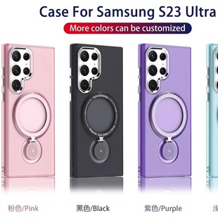 Amazon для s23ultra360 Вращающийся Кронштейн чехол для телефона S24 ударопрочный защитный чехол