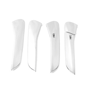 Suitable for 21-22 Volkswagen ID.4X ID.6X handle door handle door bowl carbon fiber pattern buckle exterior