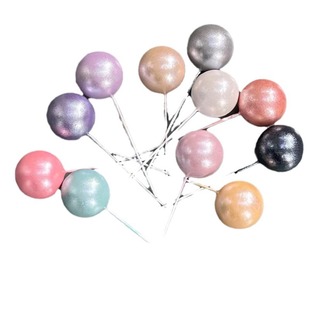 Cross Border Cake Decoration Golden Ball Golden Ball Birthday Party Dress Up Supplies Pearl Effect Color Ball