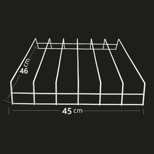 Refrigerator Partition Display Cabinet Partition Clip Beverage Anti-reverse Partition Grid Partition Net Freezer Shelf Adjustable Work