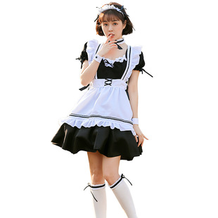 Чудо теплое путешествие по всему миру Горничная Родитель-ребенок Comic-Con Maid Cafe Одежда Симпатичная японская одежда горничной