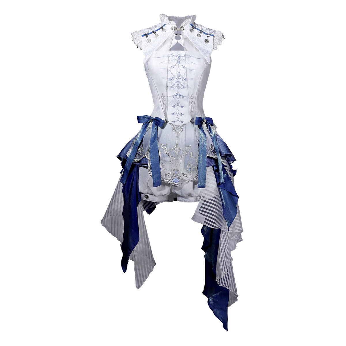2026 Xiong Doujiang Original Blue Dragon Bone Lolita Women's Lolita Shawl Strap Dress Shorts Daily Outfit 7209