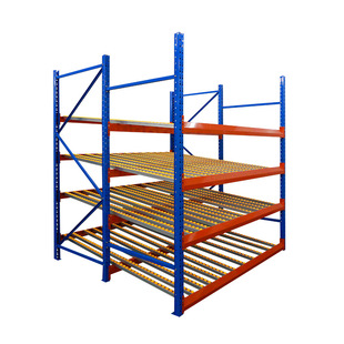Dongguan fluent shelf workshop material assembly sorting area rolling shelf lean tube profit strip shelf