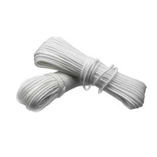 Factory Wholesale Nylon Rope White Core-Spun Rope Truck Windproof Binding Rope Tent Rope Polypropylene Braided Rope in Stock