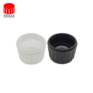 28 black-plastic anti-theft cover plastic cover gasket anti-theft cover glass bottle PP cover 28-410 lid