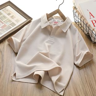 A generation of 2025 summer children's clothing boys short sleeve T-shirt children's short sleeve Polo shirt