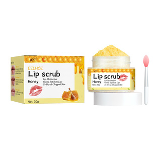 EELHOE lip scrub cream moisturizing lip anti-cracking moisturizing exfoliating skin magic color fading lip around mouth corner