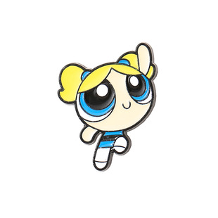 Amazon creative cartoon animation surrounding girl brooch girl baby girl cute student Japanese alloy badge brooch
