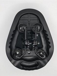 Iron shell electric car seat cushion battery car saddle bicycle seat cushion seat double bottom shell waterproof seat bag four springs
