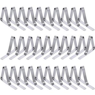 30 stainless steel tablecloth clip extended table cloth clip home outdoor windproof fixed clip a variety of optional
