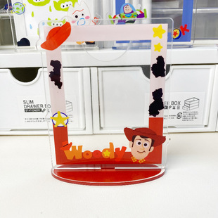 Новая Toy Story Фоторамка Акриловая снос Музыка Трехдюймовая фотография Aidou Card Display Card