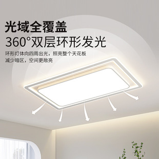 Grand View Garden Full Spectrum Eye Protection Ceiling Lamp Whole House Combination Living Room Lamp Hall Main Lamp Bedroom Ceiling Lamp Dining Room Lamp