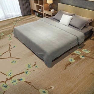 Hotel room carpet 4 meters wide printed full carpet hotel room bedroom carpet five-star hotel carpet