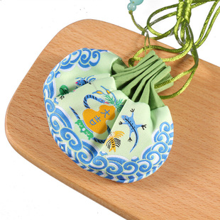 Ancient style lotus Chinese style sachet wholesale hand gift purse sachet car pendant court drawstring tassel sachet