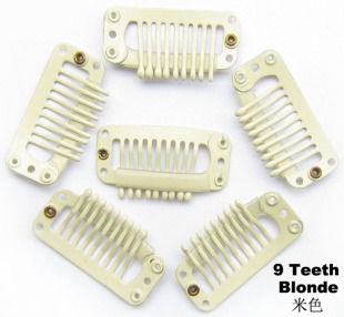 9 Tooth Water Drop Clip Hair Extending Tool Hair Extending Clip Clip Hair Extending and Extending Clasp BB Clip