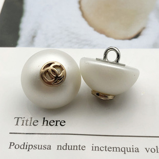Metal Chanel Buttons High-end Women's Clothes Coat Coat Coat Button Clothes Decoration Accessories New Chanel Buttons